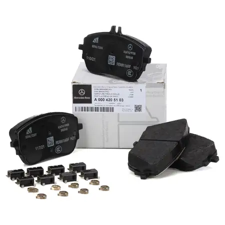 ORIGINAL Mercedes-Benz Bremsbel&auml;ge A-KLASSE W177 A160-200 A180d vorne 0004206902
