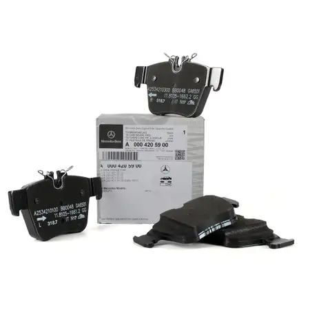ORIGINAL Mercedes-Benz Bremsbel&auml;ge Bremskl&ouml;tze W205 X253 C253 hinten 0004205900