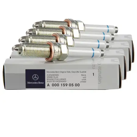 4x ORIGINAL Mercedes-Benz Z&uuml;ndkerze W177 W205 W213 W463 X/C253 W222 0001590500