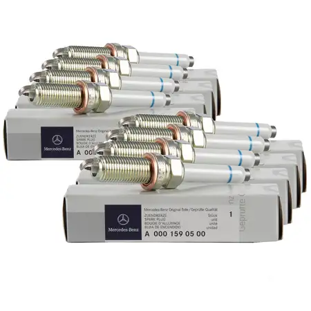 8x ORIGINAL Mercedes-Benz Z&uuml;ndkerze W177 W205 W213 W463 X/C253 W222 0001590500