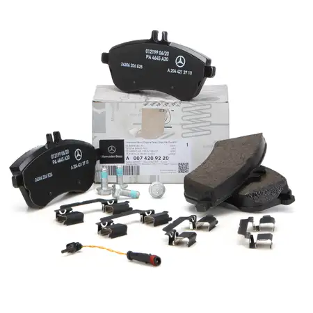 ORIGINAL Mercedes-Benz Bremsbel&auml;ge + Wako W204 W212 C207 A207 vorne