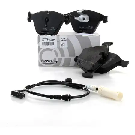 ORIGINAL BMW Bremsbel&auml;ge + Wako E60 E61 523-550i 520-535d E63 E64 630-650i vorne