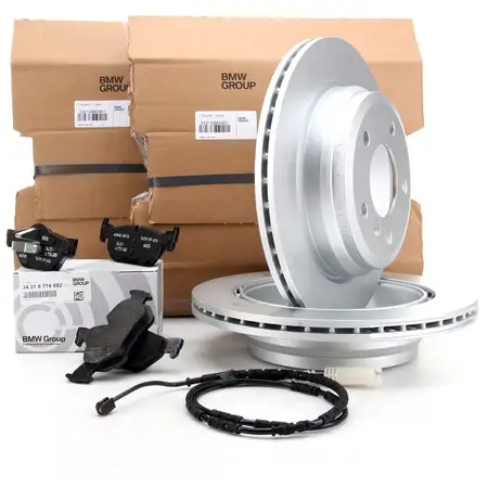 ORIGINAL BMW Bremsscheiben Bel&auml;ge Wako 1er E81 E87 3er E90-E93 ab 03.2010 hinten