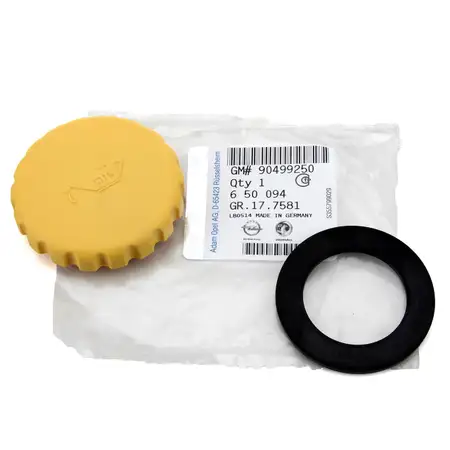 ORIGINAL Opel &Ouml;lverschlusskappe &Ouml;ldeckel &Ouml;lkappe &Ouml;lverschluss 650094 + Dichtung