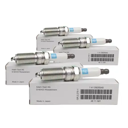 4x ORIGINAL Opel Z&uuml;ndkerze Astra J GTC OPC Insignia 2.0Turbo 220-280 PS 4811581