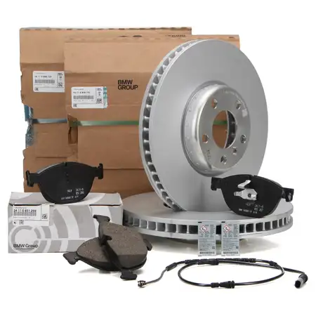 ORIGINAL BMW Bremsen Kit Bremsscheiben + Bremsbel&auml;ge + Wako 5er 6er 7er vorne