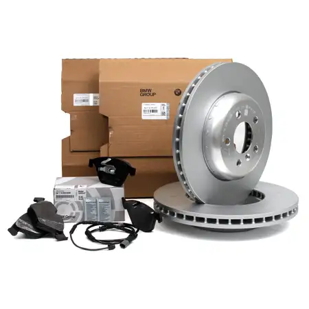 ORIGINAL BMW Bremsscheiben + Bel&auml;ge + Wako + Paste 5er F10 F11 6er F12 F06 vorne