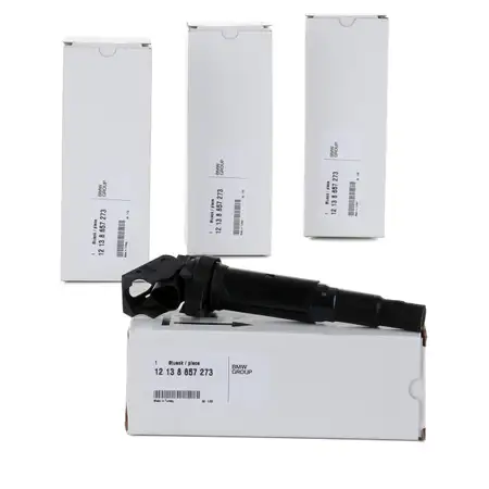 4x ORIGINAL BMW Z&uuml;ndspule 1er 3er 5er 6er 7er X1 X3 X5 X6 Z3 Z4 12138657273