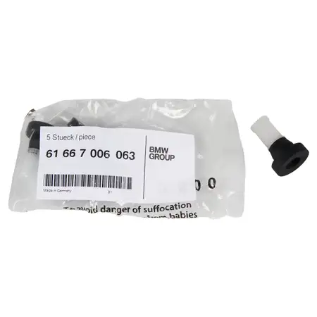 5x ORIGINAL BMW Sieb f&uuml;r Waschwasserpumpe Wischwasserbeh&auml;lter 61667006063