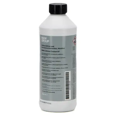 ORIGINAL BMW Frostschutz K&uuml;hlerfrostschutz Konzentrat 1,5 Liter 83192211191