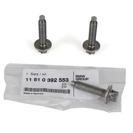 3x ORIGINAL BMW Schraube ALU f&uuml;r Wasserpumpe 11510392553 1er 3er 5er 6er 7er