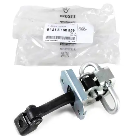 ORIGINAL BMW T&uuml;rfeststeller T&uuml;rfangband 3er E46 Limo + Touring VORNE 51218160959