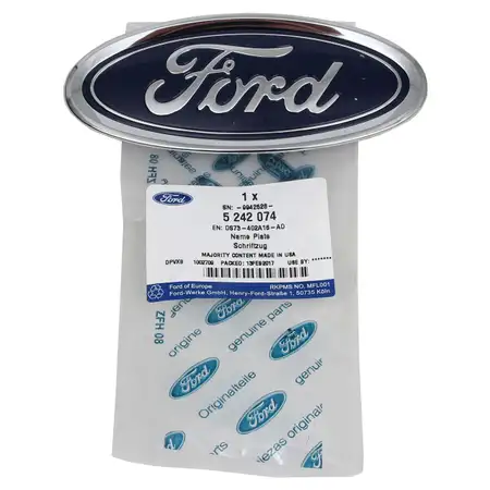 ORIGINAL Ford Emblem Schriftzug Zeichen Logo Heckklappe 5242074 f&uuml;r MONDEO V