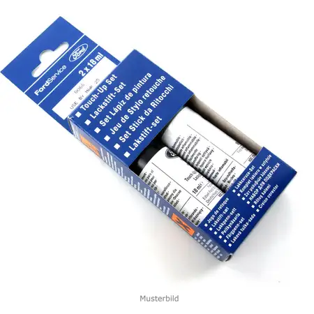 ORIGINAL Ford Lackstift Set WEISS FARINA + Klarlack 18ml 1775158