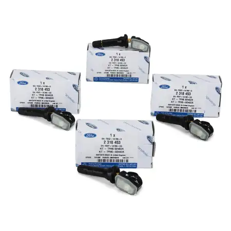 4x ORIGINAL Ford Reifendrucksensor ECOSPORT FIESTA FOCUS GALAXY S-MAX 2318453