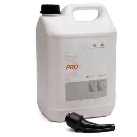 ORIGINAL Citroen Peugeot Bremsfl&uuml;ssigkeit PRO DOT4+ 1610726080 5L 5 Liter