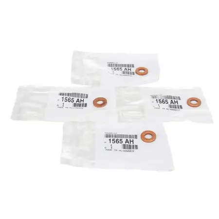 4x ORIGINAL PSA Dichtring D&uuml;senhalter Einspritzd&uuml;se JUMPER BOXER 2.2 HDi 1565.AH