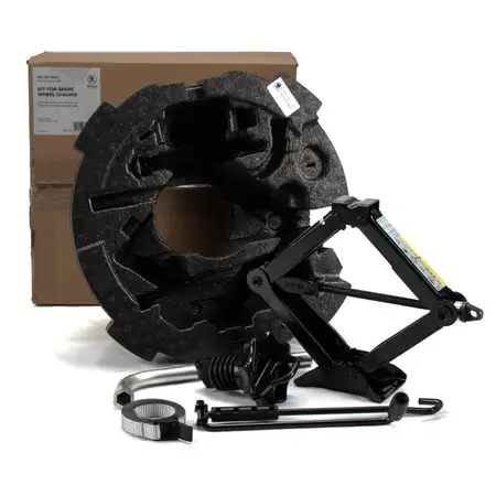 ORIGINAL Skoda Einbauset Reserverad Octavia 3 Combi (5E) Scout 5E0093860D