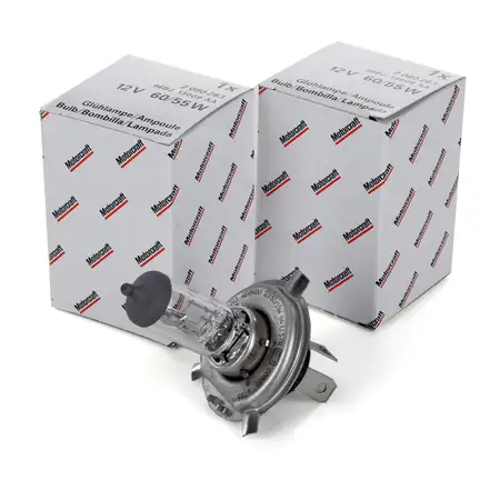 2x ORIGINAL Ford Halogenlampe Gl&uuml;hlampe H4 12V 60/55W P43t-38 2080263