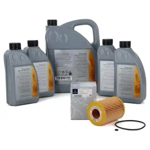 ORIGINAL Mercedes-Benz &Ouml;L Motor&ouml;l 5W30 MB 229.51 9 Liter + &Ouml;lfilter 6421800009