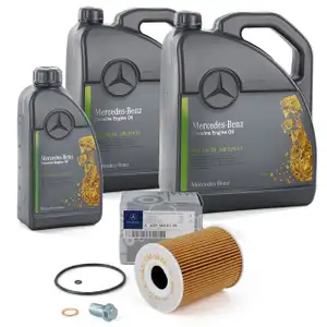 ORIGINAL Mercedes-Benz Motor&ouml;l 5W30 MB 229.51 11 Liter + &Ouml;lfilter 6291800109