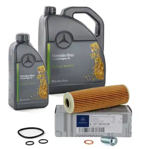 ORIGINAL Mercedes-Benz Motor&ouml;l 5W30 MB 229.51 6 Liter + &Ouml;lfilter 2711800509