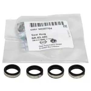 4x ORIGINAL GM Opel Dichtring Einspritzd&uuml;se 2.0 DI /DTI 2.2 DTI 90502704
