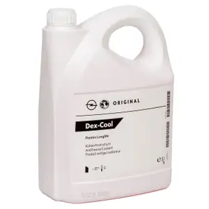 ORIGINAL GM Opel Frostschutz K&uuml;hlerfrostschutz DEX-COOL Premix Longlife 5 Liter