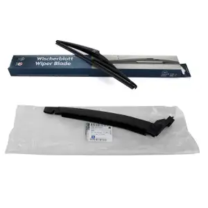 ORIGINAL GM Opel Heckwischerarm 55703093 + Heckscheibenwischer 13240594 CORSA D