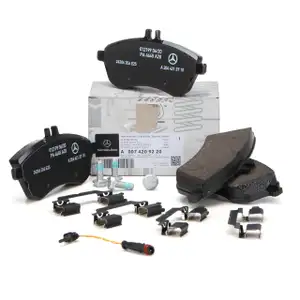 ORIGINAL Mercedes-Benz Bremsbel&auml;ge + Wako W204 W212 C207 A207 vorne