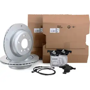 ORIGINAL BMW Bremsscheiben + Bremsbel&auml;ge + Wako F30 F31 F34 F32 F33 F36 hinten