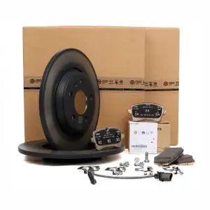 ORIGINAL Audi Bremsscheiben + Bremsbel&auml;ge + Wako A6 (4G C7) A7 (4G) 1KW hinten