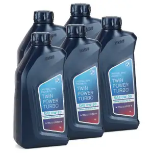 ORIGINAL BMW Motor&ouml;l &Ouml;l 0W30 Twin Power Turbo LongLife-04 5 Liter 83212465854