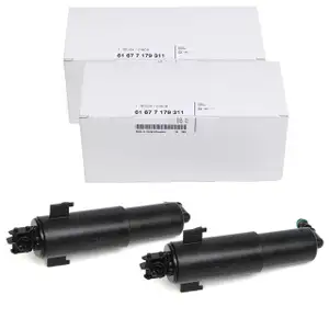 2x ORIGINAL BMW Scheinwerfer Waschd&uuml;se Teleskopd&uuml;se E90 E91 E92 E93 61677179311
