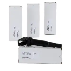 4x ORIGINAL BMW Z&uuml;ndspule 1er 3er 5er 6er 7er X1 X3 X5 X6 Z3 Z4 12138657273