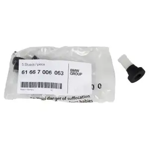 5x ORIGINAL BMW Sieb f&uuml;r Waschwasserpumpe Wischwasserbeh&auml;lter 61667006063