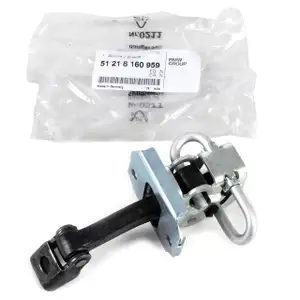 ORIGINAL BMW T&uuml;rfeststeller T&uuml;rfangband 3er E46 Limo + Touring VORNE 51218160959