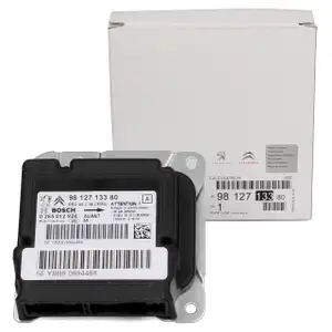 ORIGINAL Peugeot Airbag Steuerger&auml;t Crashsensor 208 (CA CC) + KASTEN 9812713380