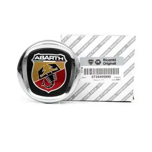 ORIGINAL Fiat Emblem Logo Plakette ABARTH Grande Punto (199) hinten 735495890