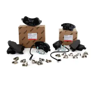 ORIGINAL Ford Bremsbel&auml;ge + Wako TRANSIT TOURNEO Vorne + Hinten 1824347 + 1852717