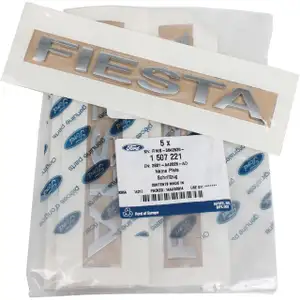 ORIGINAL Ford Emblem Logo Plakette Schriftzug Fiesta V MK5 (1 St&uuml;ck) 1507221