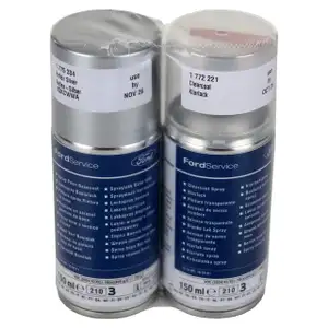ORIGINAL Ford Lackspr&uuml;hdose SILBER REFLEX + Klarlack 150ml 1775334