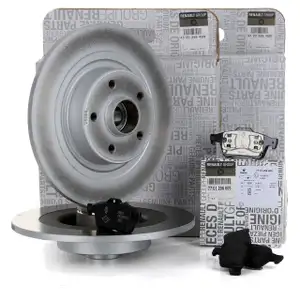 ORIGINAL Renault Bremsen Kit Bremsscheiben + Bel&auml;ge + Radlager Espace IV hinten