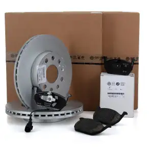 ORIGINAL Audi VW Bremsscheiben + Bremsbel&auml;ge + Wako A3 8V GOLF VII PR-1ZF vorne