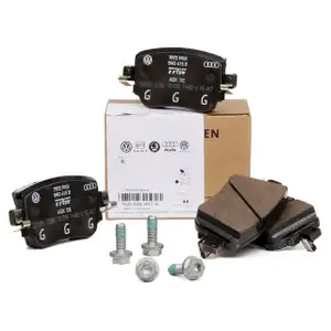 ORIGINAL Audi VW Bremsbel&auml;ge A1 LEON OCTAVIA BEETLE CADDY IV hinten 7N0698451A