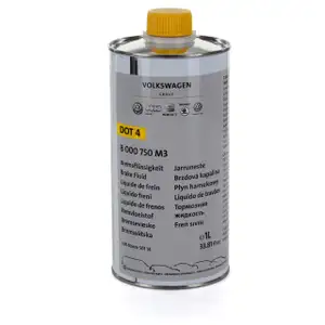 1L ORIGINAL AUDI VW SEAT SKODA Bremsfl&uuml;ssigkeit DOT 4 B000750M3 - 1 Liter