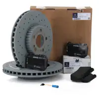 ORIGINAL Mercedes-Benz Bremsscheiben + Bremsbel&auml;ge + Wako C-KLASSE W205 vorne