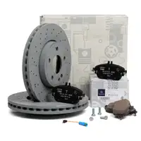 ORIGINAL Mercedes-Benz Bremsscheiben + Bel&auml;ge + Wako W176 W246 C/X117 X156 vorne