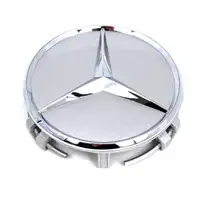 ORIGINAL Mercedes Nabendeckel Felgendeckel &Oslash; 75 mm SILBER (1 St&uuml;ck) 166470202