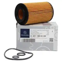 ORIGINAL Mercedes-Benz &Ouml;lfilter 6511800109 f&uuml;r 180-250 CDI 2143ccm 136-204 PS